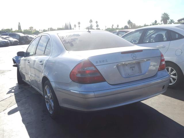 WDBUF56J86A942053 - 2006 MERCEDES-BENZ E 350 SILVER photo 3