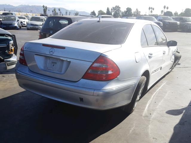 WDBUF56J86A942053 - 2006 MERCEDES-BENZ E 350 SILVER photo 4