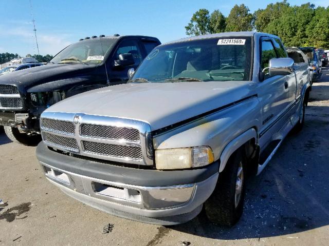 1B7HC13Y8VJ612210 - 1997 DODGE RAM 1500 GRAY photo 2