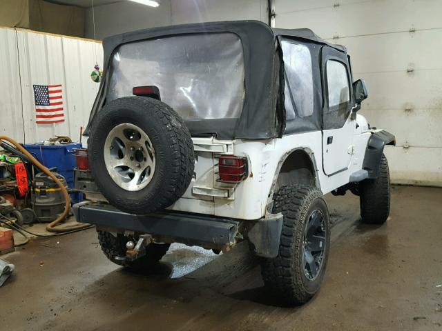 1J4FY29P2VP403565 - 1997 JEEP WRANGLER / WHITE photo 4