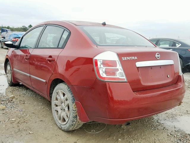 3N1AB6AP6AL709424 - 2010 NISSAN SENTRA 2.0 RED photo 3