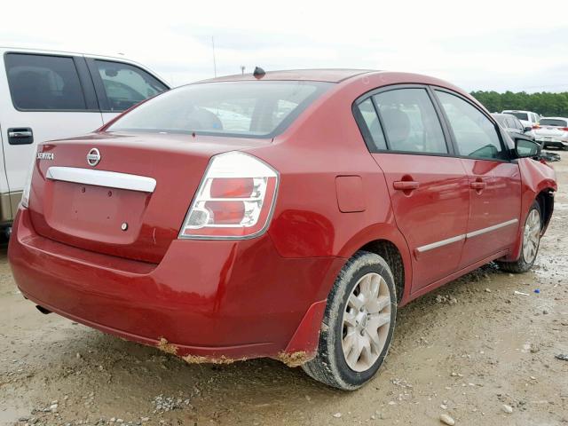 3N1AB6AP6AL709424 - 2010 NISSAN SENTRA 2.0 RED photo 4