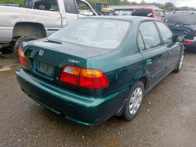 2HGEJ661XYH545234 - 2000 HONDA CIVIC BASE GREEN photo 4