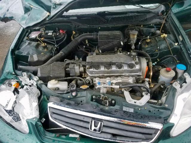 2HGEJ661XYH545234 - 2000 HONDA CIVIC BASE GREEN photo 7