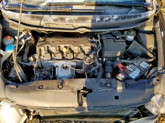 2HGFG12998H006718 - 2008 HONDA CIVIC EXL Սև լուսանկար 7