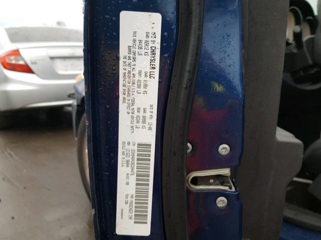 1B3HB48A39D204476 - 2009 DODGE CALIBER SX BLUE photo 10