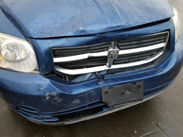 1B3HB48A39D204476 - 2009 DODGE CALIBER SX BLUE photo 9