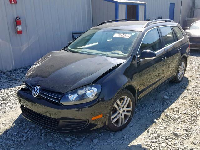 3VWML7AJXDM688601 - 2013 VOLKSWAGEN JETTA TDI BLACK photo 2