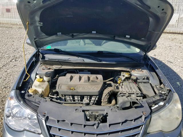 1C3LC56K68N115621 - 2008 CHRYSLER SEBRING TO GRAY photo 7