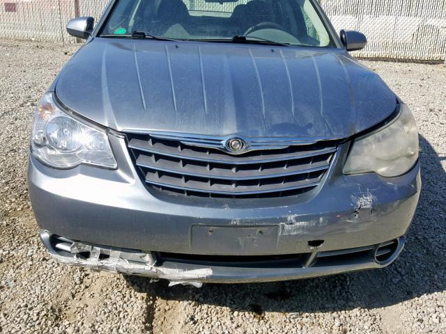 1C3LC56K68N115621 - 2008 CHRYSLER SEBRING TO GRAY photo 9