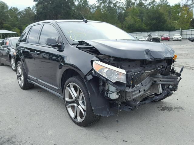 2FMDK3AK1DBB89402 - 2013 FORD EDGE SPORT BLACK photo 1