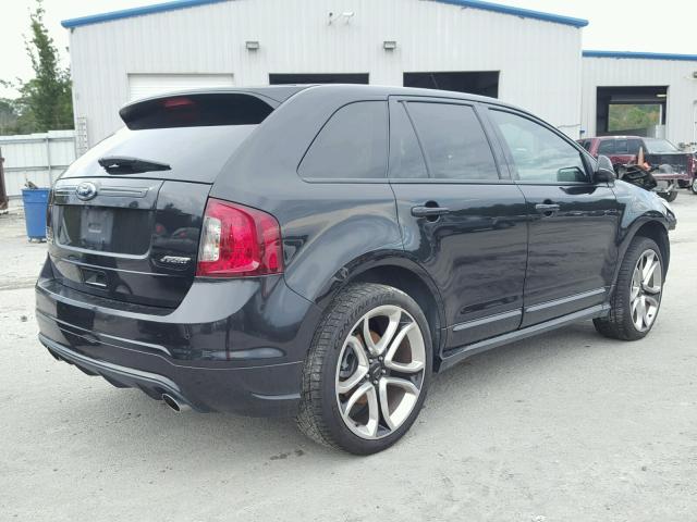 2FMDK3AK1DBB89402 - 2013 FORD EDGE SPORT BLACK photo 4