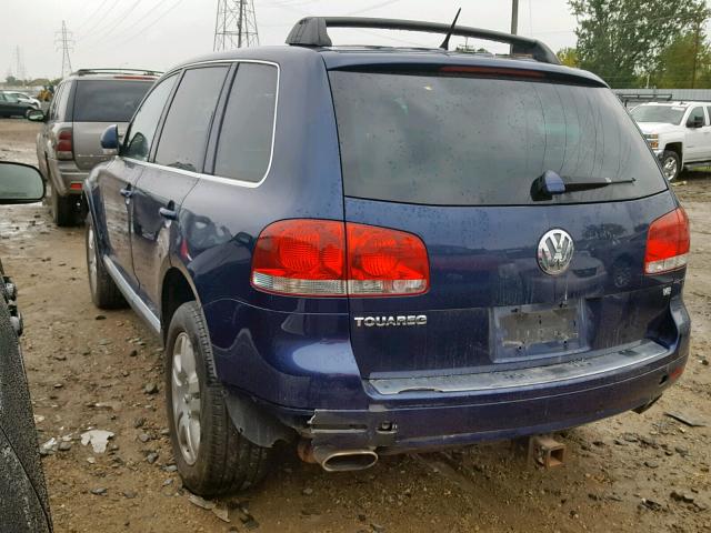 WVGZM77LX6D001769 - 2006 VOLKSWAGEN TOUAREG 4. BLUE photo 3