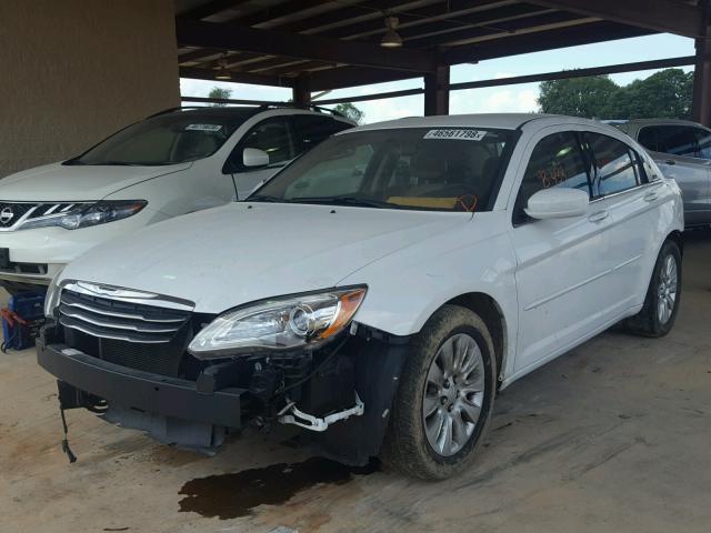 1C3CCBAB3DN636201 - 2013 CHRYSLER 200 LX WHITE photo 2