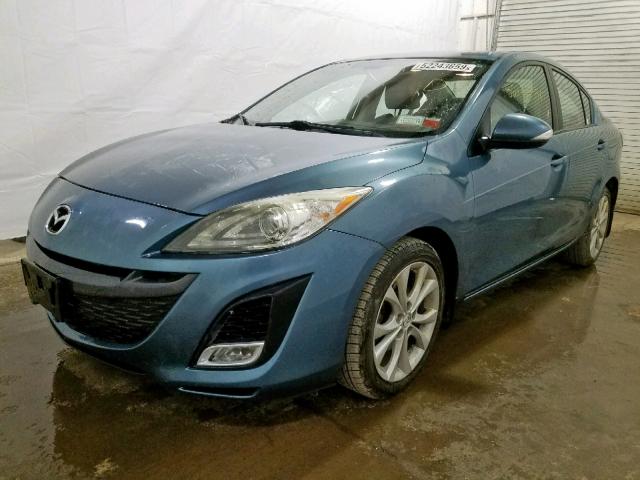 JM1BL1S6XA1156808 - 2010 MAZDA 3 S BLUE photo 2