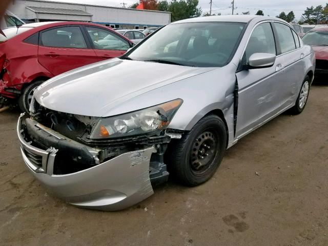 1HGCP26388A010840 - 2008 HONDA ACCORD LX SILVER photo 2