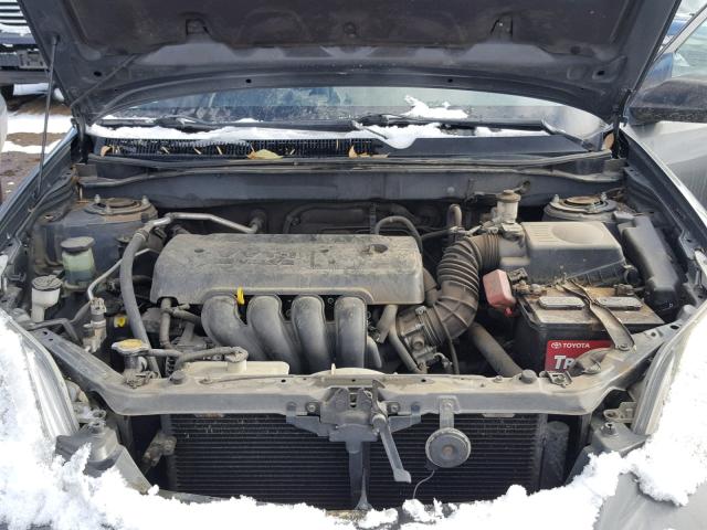 2T1KR32E57C659202 - 2007 TOYOTA COROLLA MA GRAY photo 7