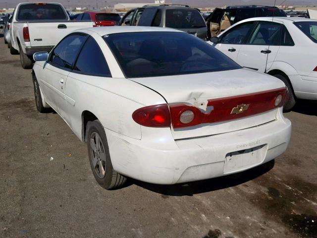 1G1JF12F447200850 - 2004 CHEVROLET CAVALIER L WHITE photo 3