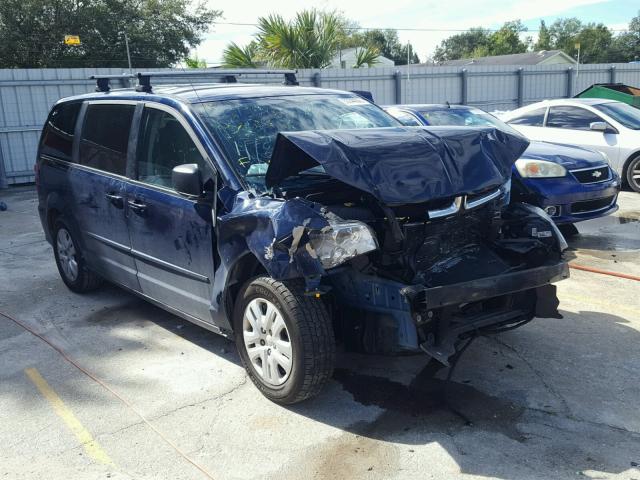 2C4RDGBG3FR624453 - 2015 DODGE GRAND CARA BLUE photo 1