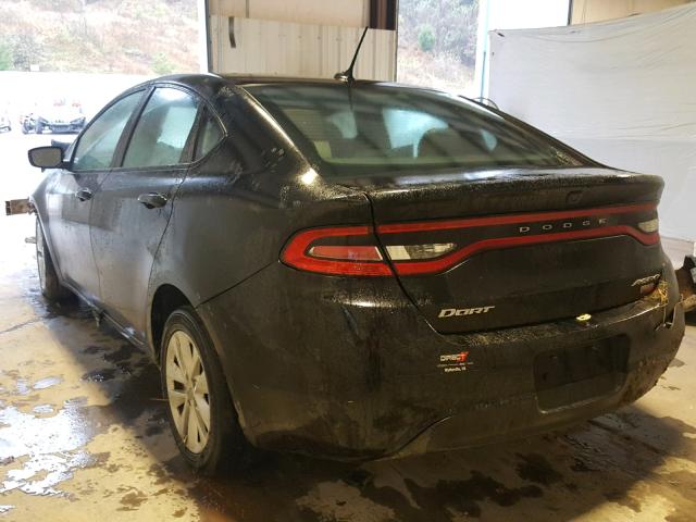 1C3CDFDH3FD150498 - 2015 DODGE DART SE AE BLACK photo 3