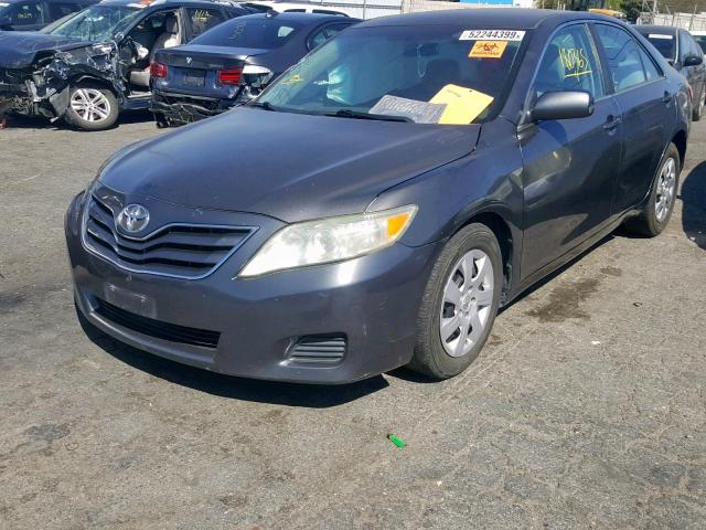 4T4BF3EK1BR156760 - 2011 TOYOTA CAMRY BASE GRAY photo 2