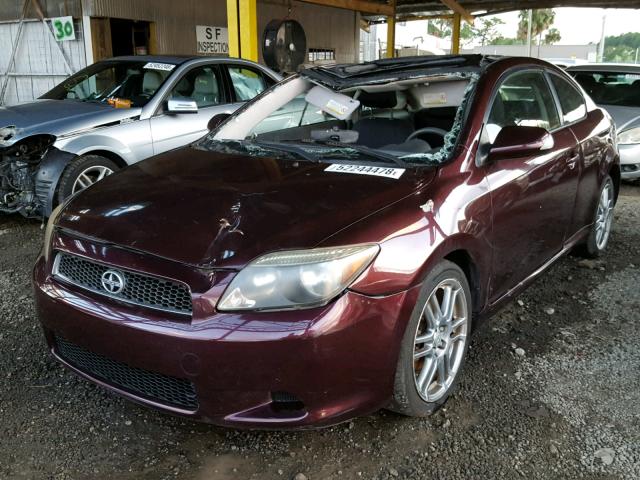 JTKDE177X50030408 - 2005 TOYOTA SCION TC 勃艮第红 照片 2