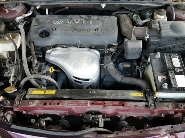 JTKDE177X50030408 - 2005 TOYOTA SCION TC 勃艮第红 照片 7