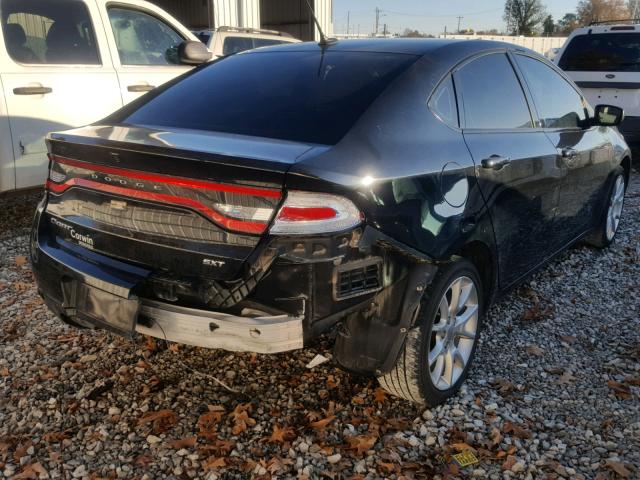 1C3CDFBA0DD309951 - 2013 DODGE DART SXT BLACK photo 4