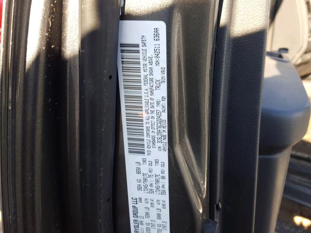 3C6LD5AT6CG224257 - 2012 DODGE RAM 2500 S GRAY photo 10