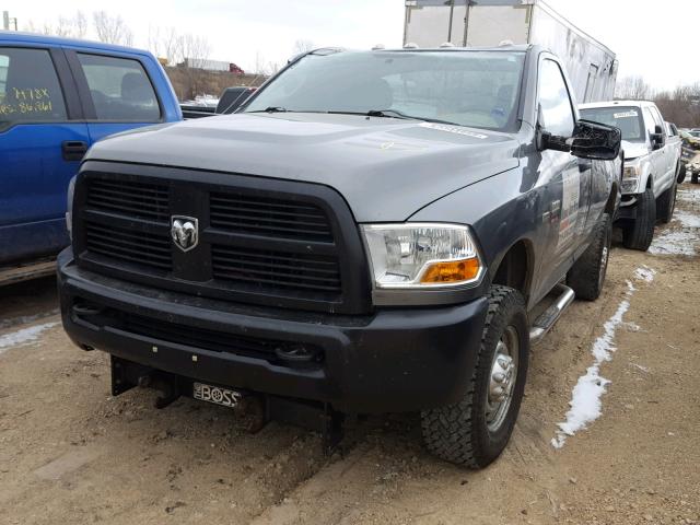 3C6LD5AT6CG224257 - 2012 DODGE RAM 2500 S GRAY photo 2