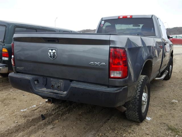 3C6LD5AT6CG224257 - 2012 DODGE RAM 2500 S GRAY photo 4