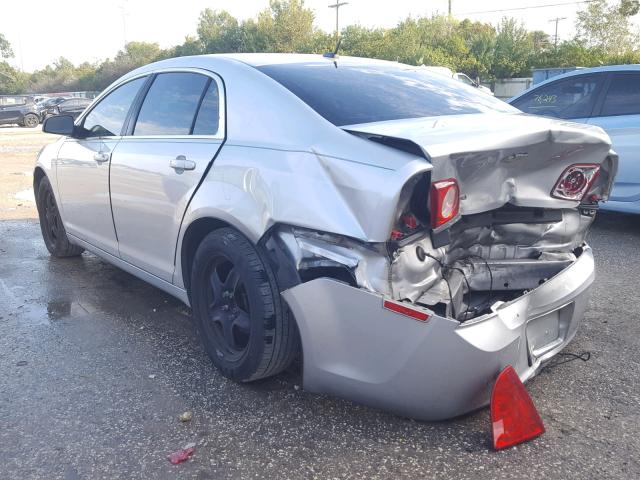 1G1ZB5EB9AF317775 - 2010 CHEVROLET MALIBU LS 银色 照片 3