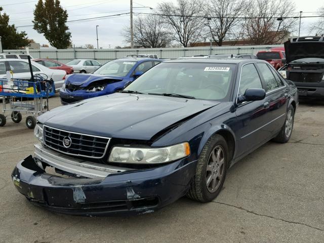 1G6KY54972U292249 - 2002 CADILLAC SEVILLE ST BLUE photo 2