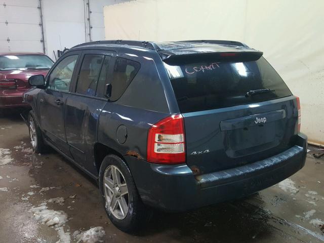 1J8FF47W18D618998 - 2008 JEEP COMPASS SP 蓝色 照片 3