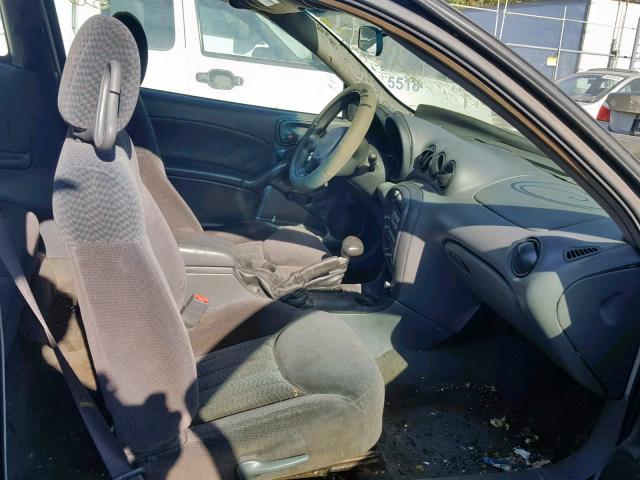 1G2NE12T11M527905 - 2001 PONTIAC GRAND AM S BLUE photo 5