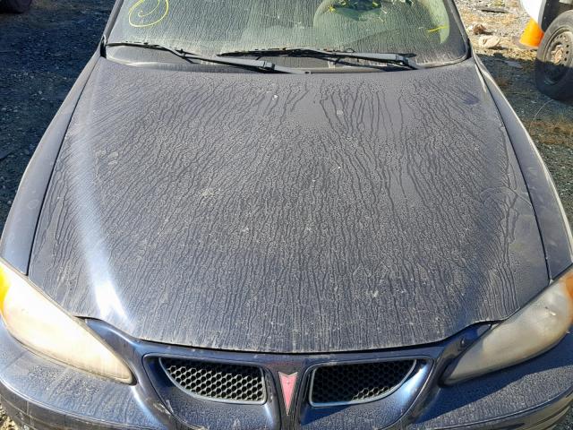 1G2NE12T11M527905 - 2001 PONTIAC GRAND AM S BLUE photo 7