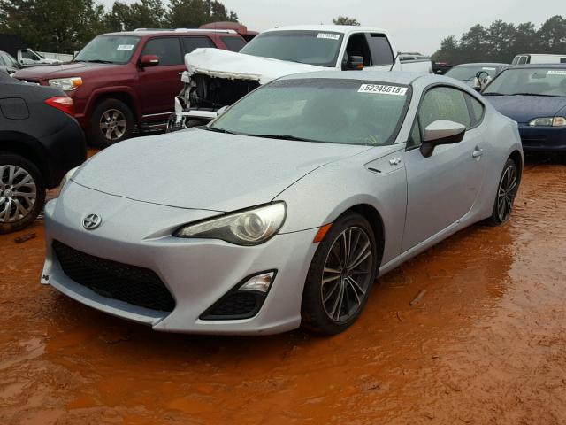 JF1ZNAA16D2729481 - 2013 TOYOTA SCION FR-S SILVER photo 2