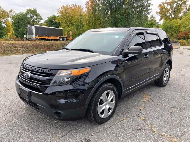 1FM5K8AR1EGC26666 - 2014 FORD EXPLORER P BLACK photo 2