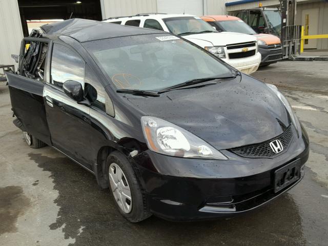 JHMGE8H34DC053610 - 2013 HONDA FIT BLACK photo 1