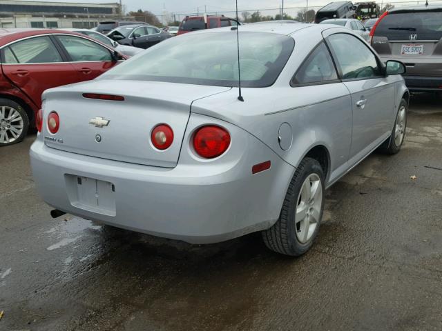 1G1AL15F377269697 - 2007 CHEVROLET COBALT LT GRAY photo 4