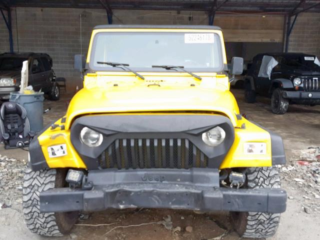 1J4FA49S71P316758 - 2001 JEEP WRANGLER / YELLOW photo 7