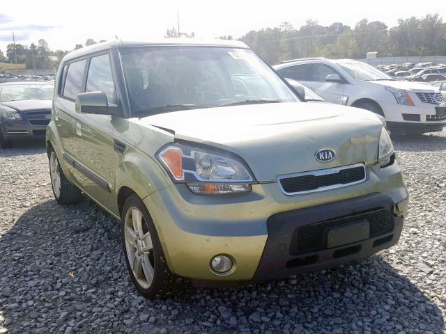 KNDJT2A25A7048321 - 2010 KIA SOUL GREEN photo 1