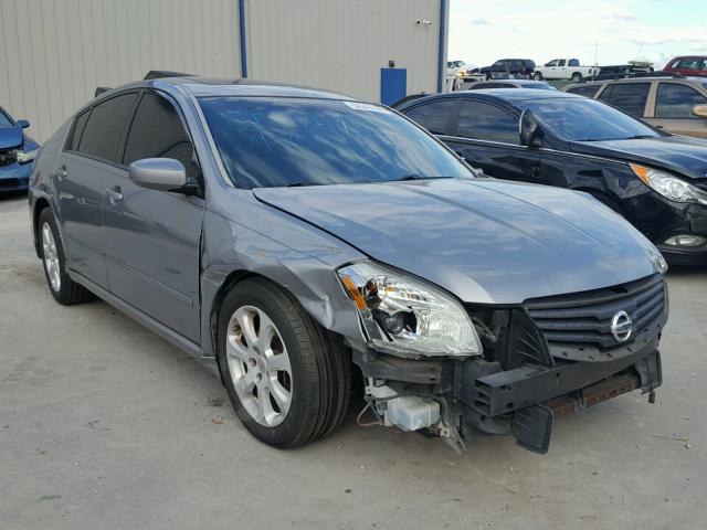 1N4BA41E27C811658 - 2007 NISSAN MAXIMA SE GRAY photo 1