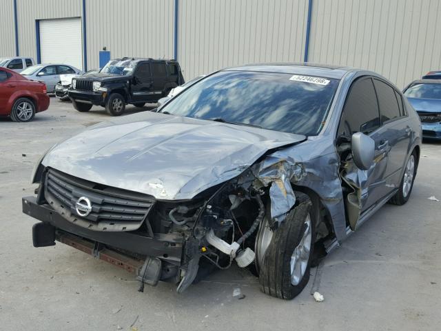 1N4BA41E27C811658 - 2007 NISSAN MAXIMA SE GRAY photo 2