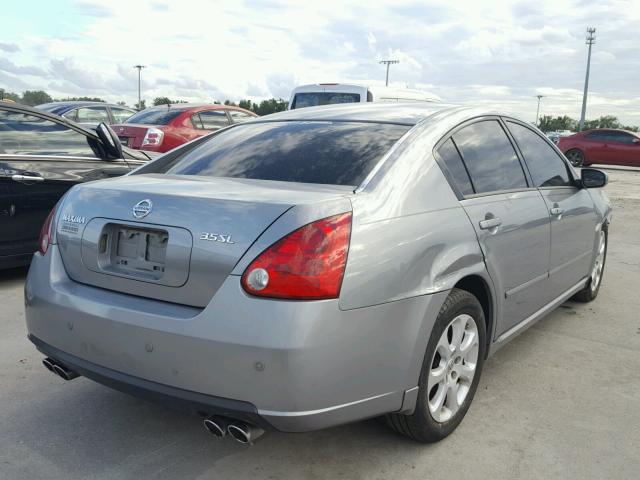 1N4BA41E27C811658 - 2007 NISSAN MAXIMA SE GRAY photo 4