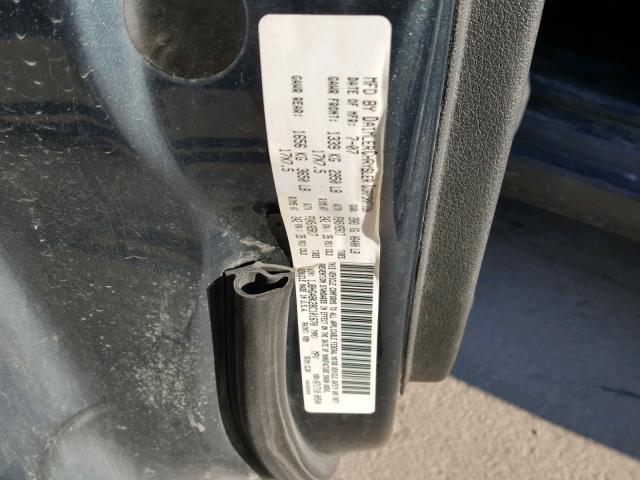 1J8HG48K28C101670 - 2008 JEEP COMMANDER BLUE photo 10