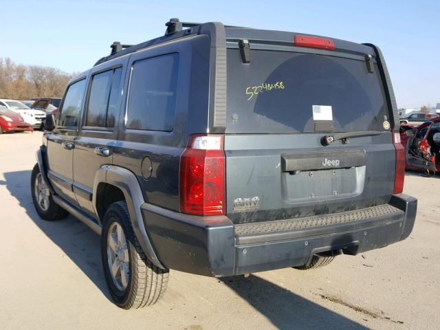 1J8HG48K28C101670 - 2008 JEEP COMMANDER BLUE photo 3