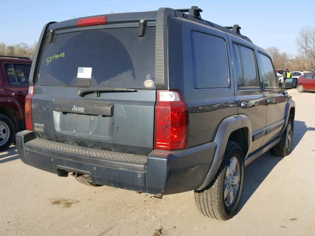 1J8HG48K28C101670 - 2008 JEEP COMMANDER BLUE photo 4