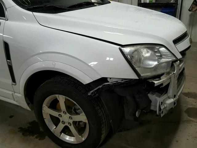 3GNFL4E58CS605692 - 2012 CHEVROLET CAPTIVA SP WHITE photo 9