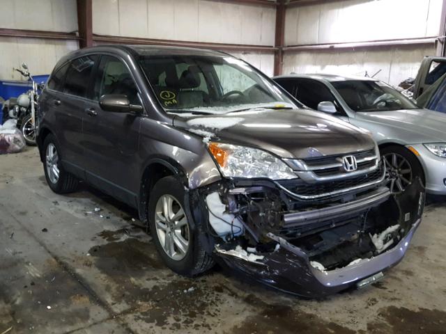 5J6RE4H7XBL035593 - 2011 HONDA CR-V EXL BROWN photo 1